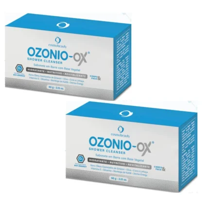 Kit 2X Cosmobeauty Sabonete Em Barra Ozonizado Ox 90Gr