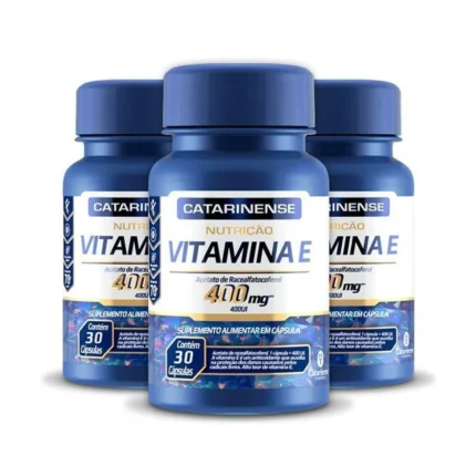 Kit 3 Vitamina e 400mg Catarinense 30 cápsulas