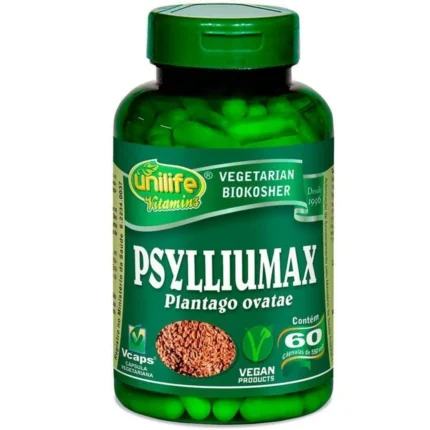 Kit 5 Psyllium 60cáps Psylliumax Unilife