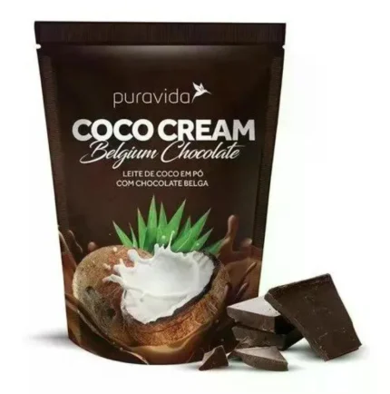 Leite de Coco em Pó Puravida Chocolate Belga 250g