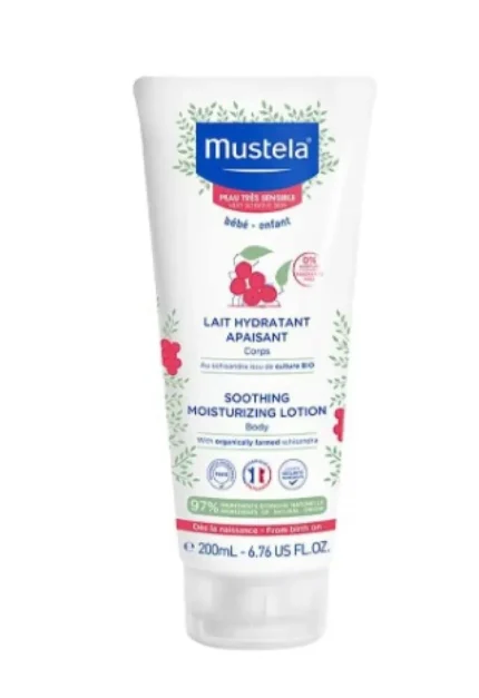 Mustela Loção Hidratante Calmante Pele Muito Sensível 200Ml