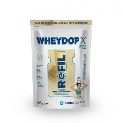 Wheydop-x Refil (900g) - Sabor: Leite Condensado