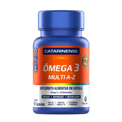 Ômega 3 Multi A-Z Catarinense Nutrição 60 Cápsulas