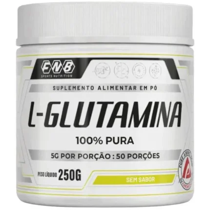 L-glutamina 100% Pura 250g - Fnb Sports