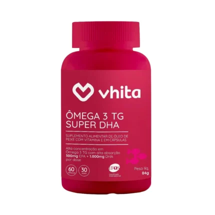 Ômega 3 TG Super DHA Vhita 1000mg 60 Capsulas