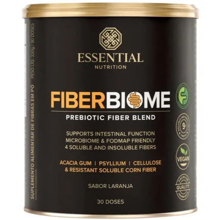 Fiberbiome Blend de Fibras Probioticas Laranja (300G) - Essential Nutrition