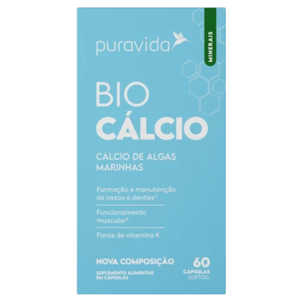 Cálcio Puravida Bio 60 cápsulas