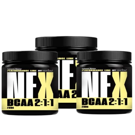 Bcaa 2:1:1 em Pó Kit com 3 Potes com Total de 600G
