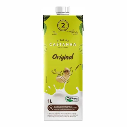 Kit 6x: leite vegetal original a tal da castanha 1l
