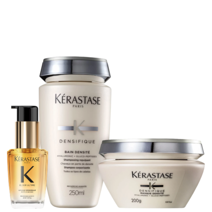 Kit Kérastase Densifique L'Huile Originale Travel Size Trio (3 Produtos)