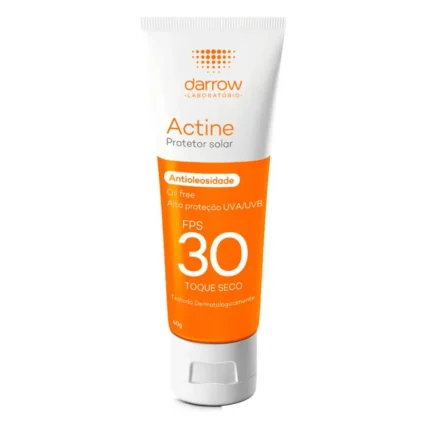 Darrow Actine Protetor Solar com Cor Antioleosidade Fps30 40g