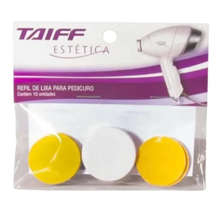 Lixa para Pedicuro Taiff Refil com 10 unidades