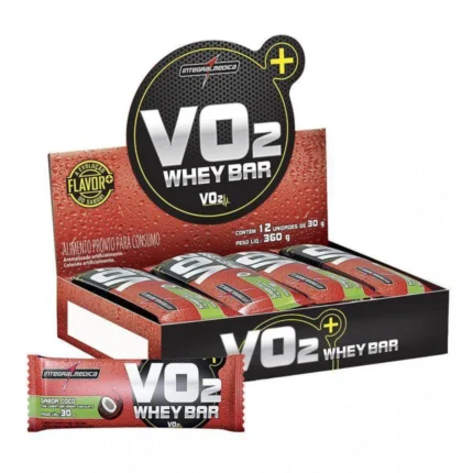 Vo2 Slim Protein Bar Caixa (12 unidades) - Sabor: Coco