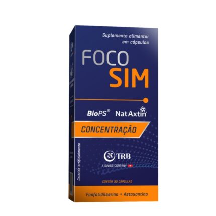 Foco Sim TRB 30 Comprimidos Fosfatidilserina + Astaxantina